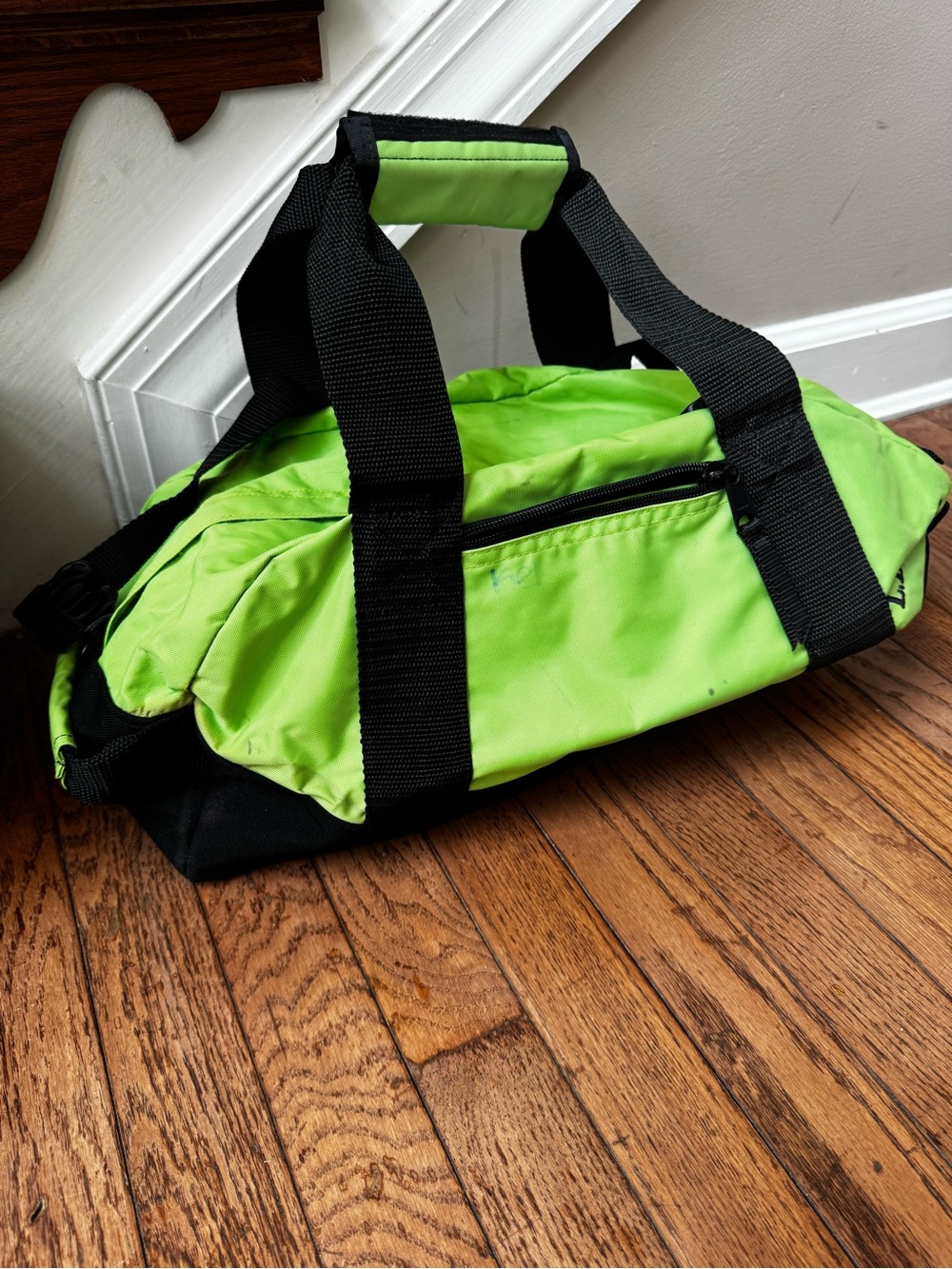 L.L. Bean Lime Green Adventure Duffle (Small size)